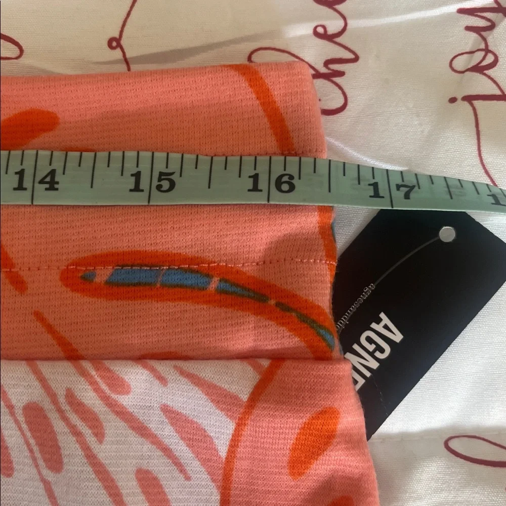 Agnes & Dora Vibrant Tropical Leaf Print Skirt
